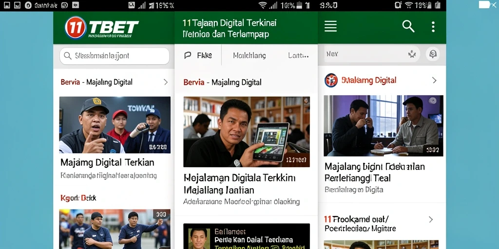 Antarmuka pengguna 11TBET yang menarik dan intuitif.