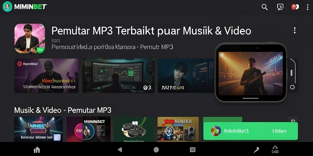 Tampilan antarmuka MIMINBET yang menarik dan fungsional.