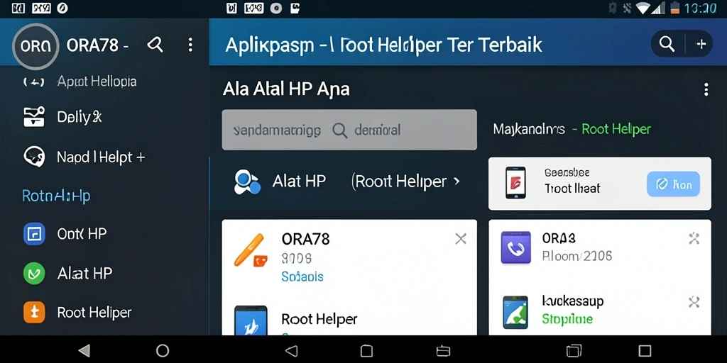 Tampilan antarmuka ORA78 yang user-friendly dan fungsional.
