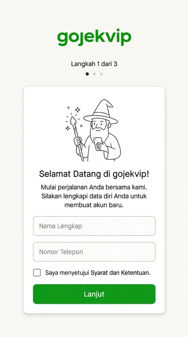 Cara Mudah Membuat Akun gojekvip untuk Pengguna Android